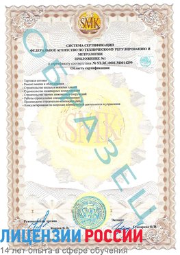 Образец сертификата соответствия (приложение) Светлый Яр Сертификат ISO 14001